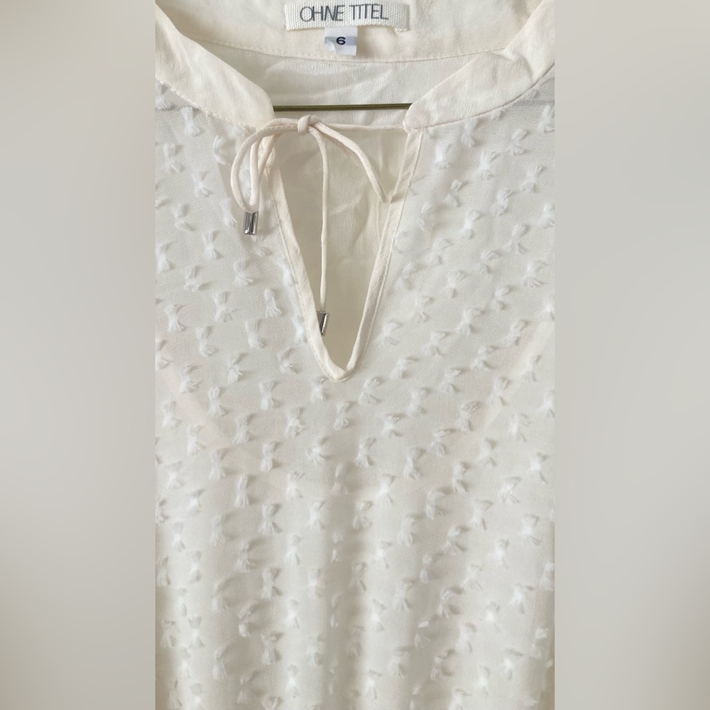 Ohne Titel White Midi Dress size 6 pristine condition - Picture 3 of 6